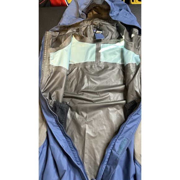 Patagonia Vintage Goretex Jacket #83405 Aquatic Blue Heather Medium - Picture 9 of 10